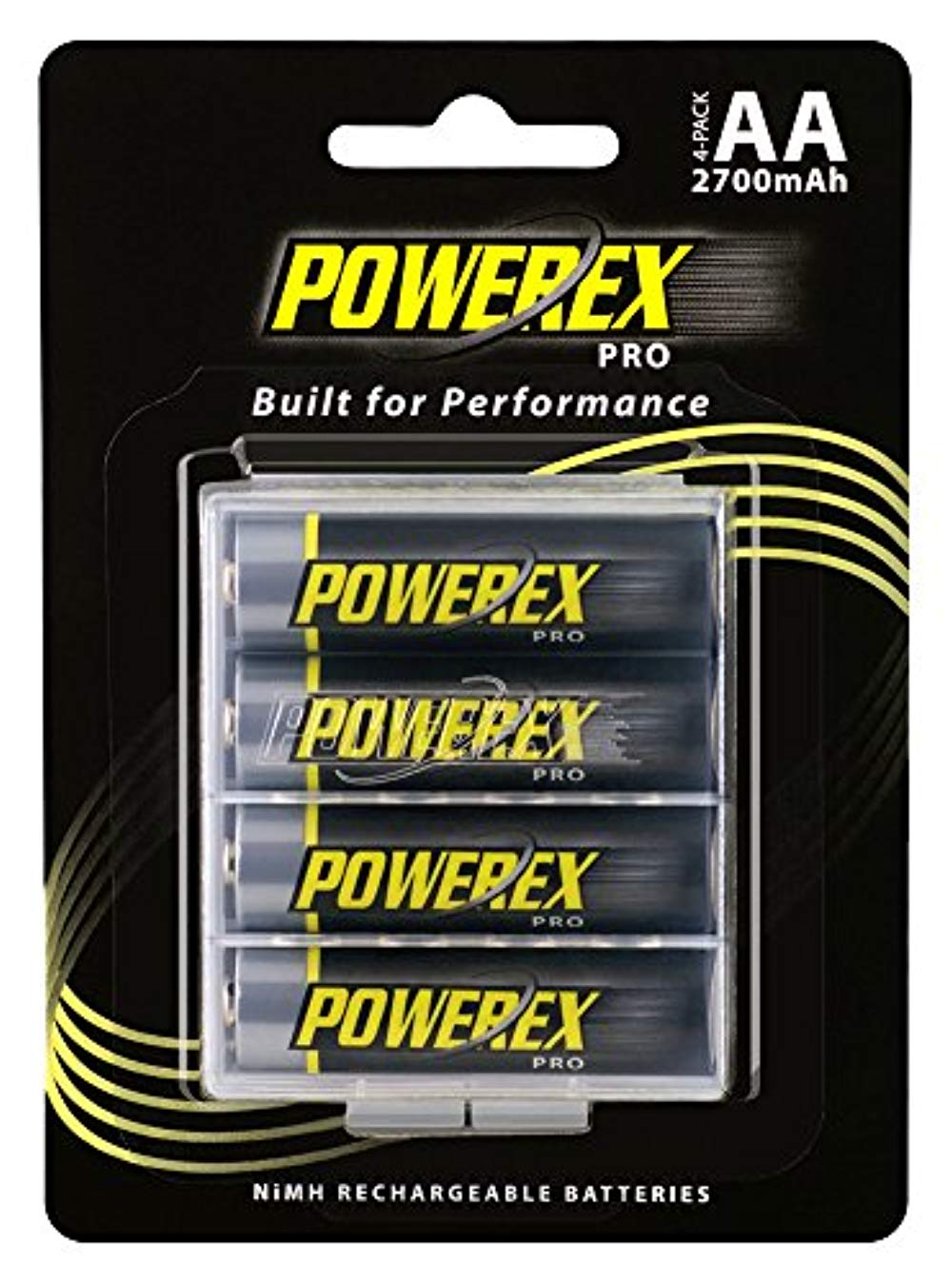 brightest flashlight aa powex rechargeable nimh Powerex Pro Rechargeable AA NiMH Batteries (1.2V, 2700mAh, 4-Pack)