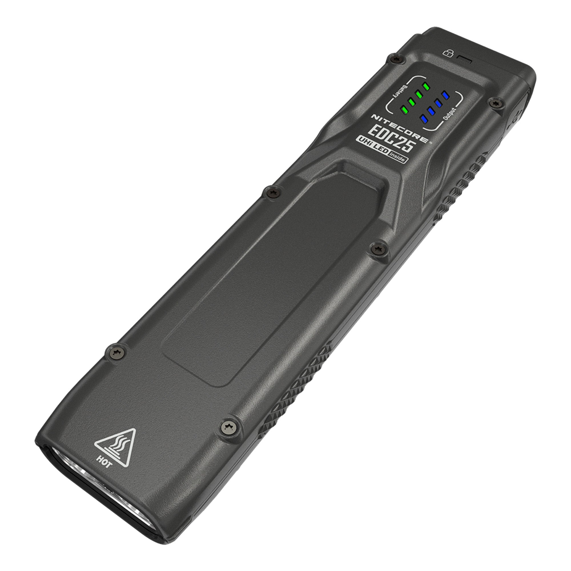 big ed rechargeable flashlight Nitecore EDC25 3000 Lumen USB-C Rechargeable Flat EDC Flashlight