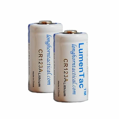 cr123a rechargeable batteries for flashlights LumenTac CR123A Lithium Batteries 2-Pack