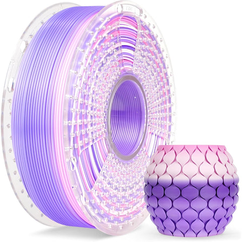 Sunlu Rainbow/Gradient PLA Filament 1.75mm 1kg, Dimensional Accuracy +/- 0.02mm