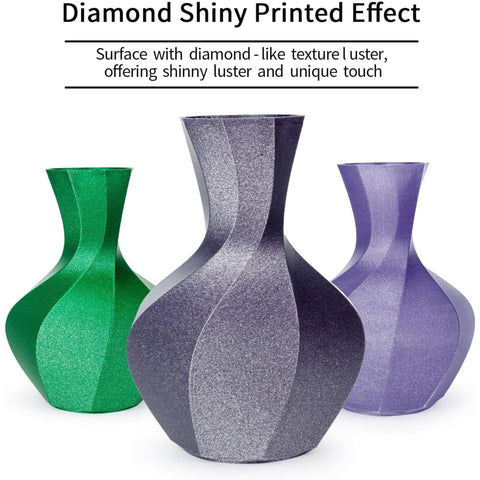 Ziro 'Diamond' Glitter-PLA 3D Printer Filament 1.75mm