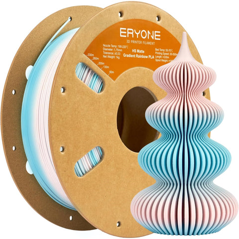 ERYONE High-Speed Gradient Matte PLA Filament - 1.75mm±0.03mm, 1kg