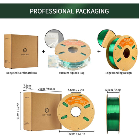 ERYONE Silk PLA Filament - 1.75mm±0.03mm