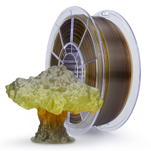 Ziro Rainbow/Gradient Transparent PLA 3D Printer Filament 1.75mm