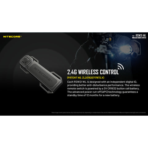 Nitecore RSW2i-WL Wireless Pressure Switch (for Intelligent Series)