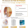 Ziro 3D Multicolor Stripes Silk PLA Filament, 1.75mm