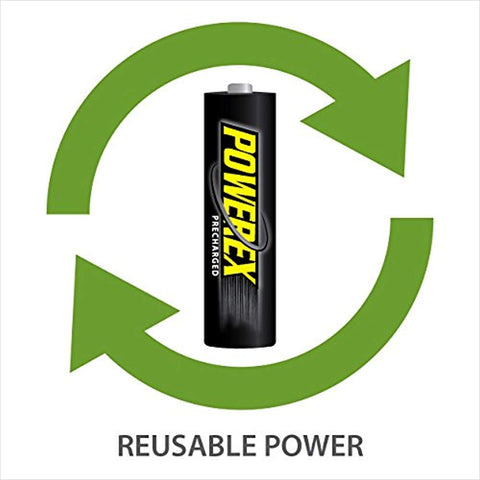 PowerEx PreCharged AA Batteries, 2600mAh 8-Pack