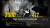 Nitecore NPL35 2000 Lumen Rechargeable Rail Mount Flashlight