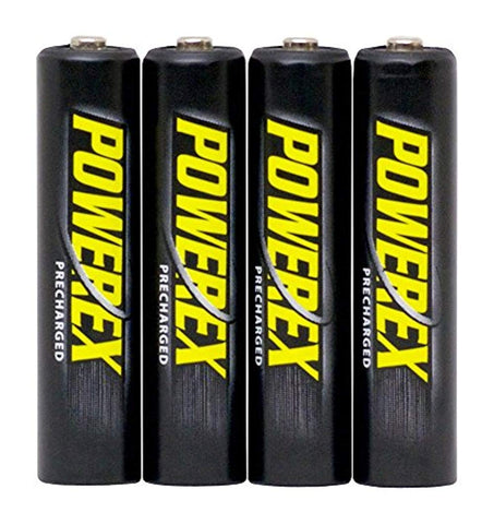 PowerEx PreCharged AAA Batteries 1000mAh/4pk