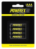 PowerEx PreCharged AAA Batteries 1000mAh/4pk