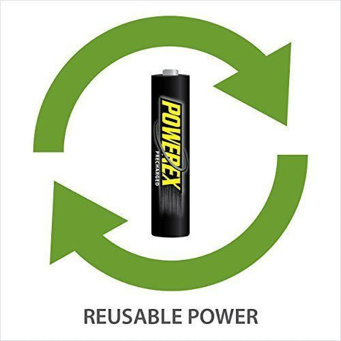 PowerEx PreCharged AAA Batteries 1000mAh/4pk