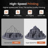 ERYONE Twisted Tri-Color 'Rock Series' High-Speed Matte PLA Filament - 1.75mm±0.03mm, 1kg