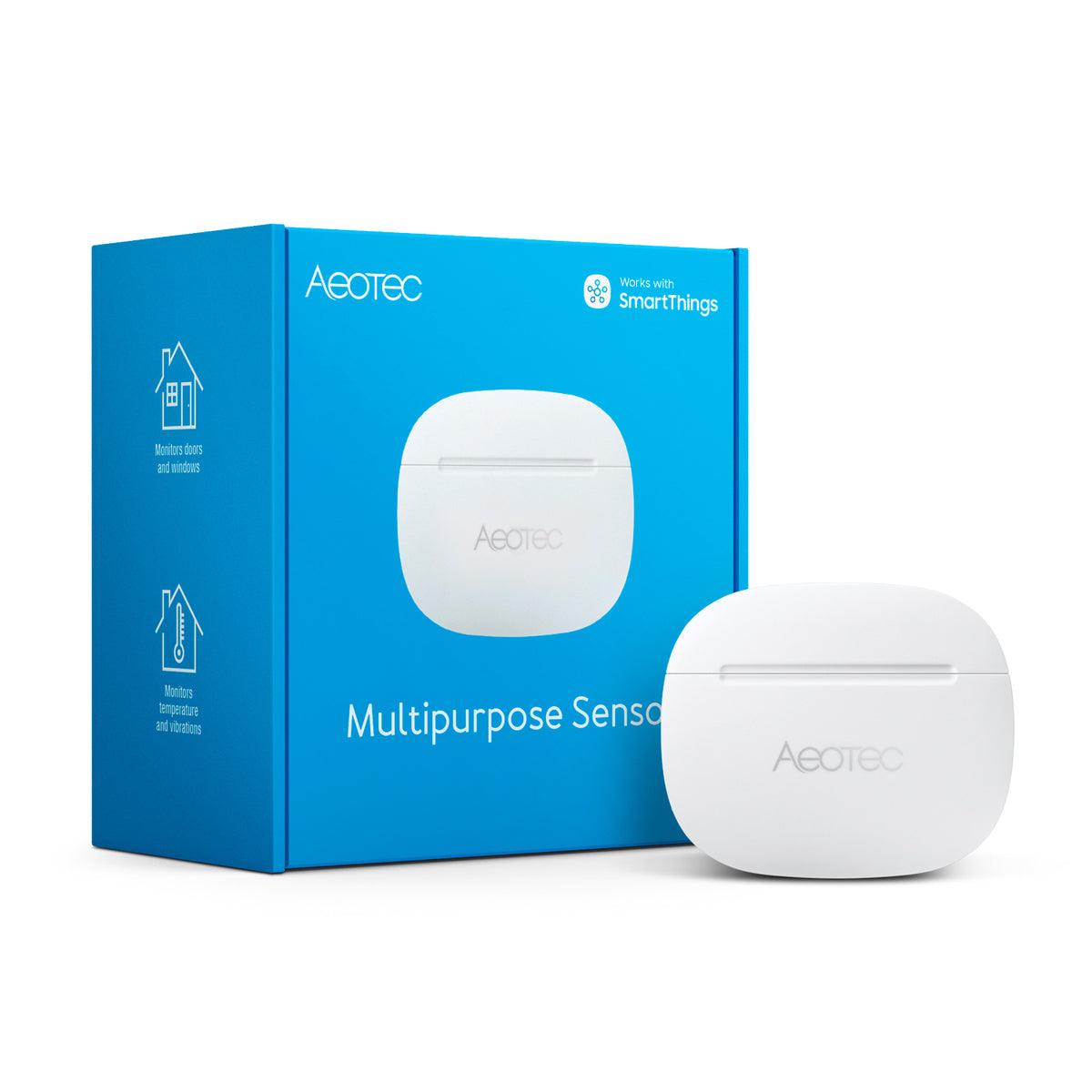 (USED/OPEN-BOX) Aeotec GP-AEOMPSUS Multipurpose Sensor for SmartThings (Zigbee)