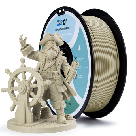 Ziro Real Wood Fiber PLA Filament, 1.75mm, Dimensional Accuracy +/- 0.03mm