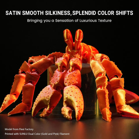 Sunlu Dual/Tri-Color Co-Extrusion Silk PLA+ 3D Printer Filament 1.75mm