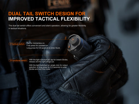 Fenix TK17 3600 Lumen Rechargeable Tactical Flashlight