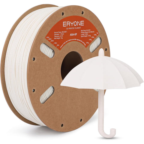 ERYONE GF-ASA Glass-Fiber ASA Filament - 1.75mm±0.03mm, 1kg
