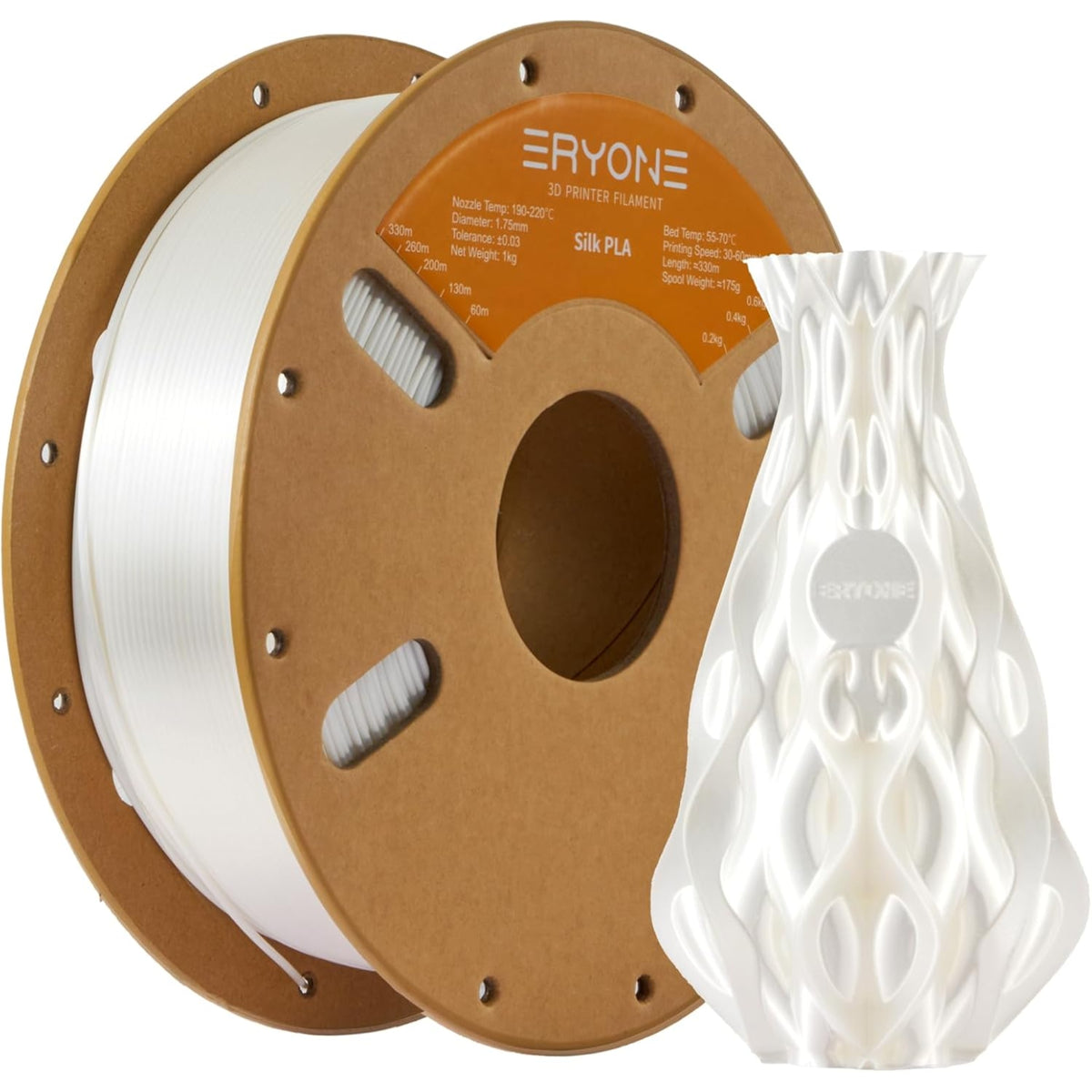 ERYONE Silk PLA Filament - 1.75mm±0.03mm