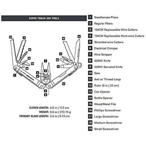 Leatherman Super Tool 300 Multi-Tool