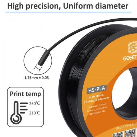 **Special Purchase / Limited Stock** Geeetech HS-PLA (high-speed) Filament - 1.75mm