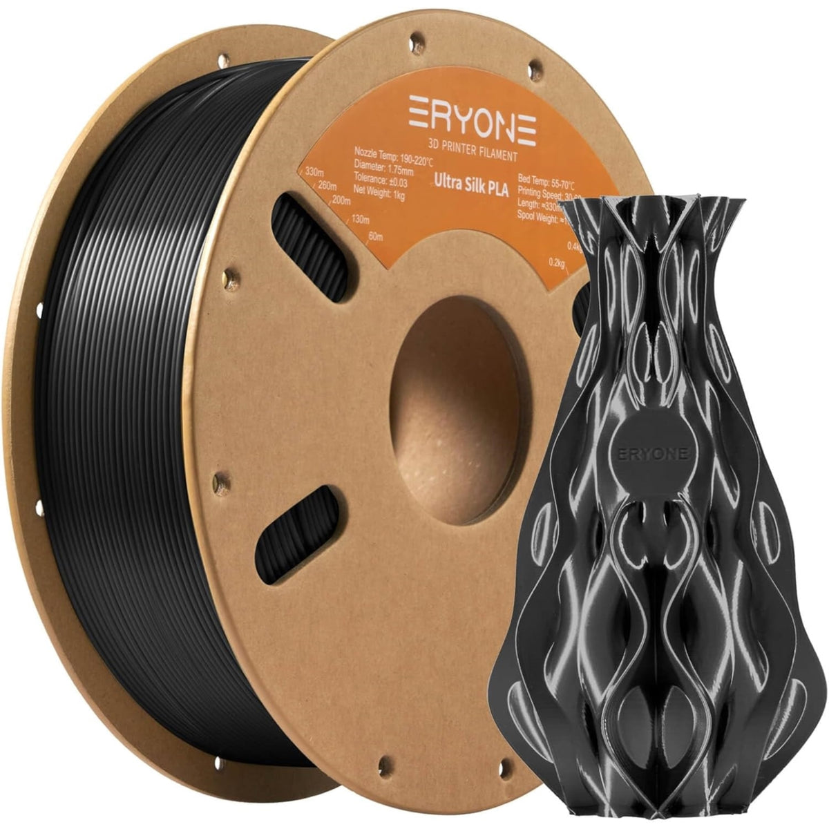 ERYONE Ultra Silk PLA Filament - 1.75mm±0.03mm