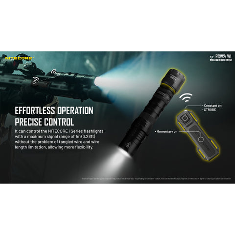 Nitecore RSW2i-WL Wireless Pressure Switch (for Intelligent Series)
