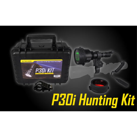 Nitecore P30i Long Throw Flashlight Hunting Kit (2000 Lumens | USB-C Rechargeable)