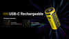 (USED/OPEN-BOX) Nitecore NL169R 950mAh USB-C Rechargeable 16340 Li-Ion Battery