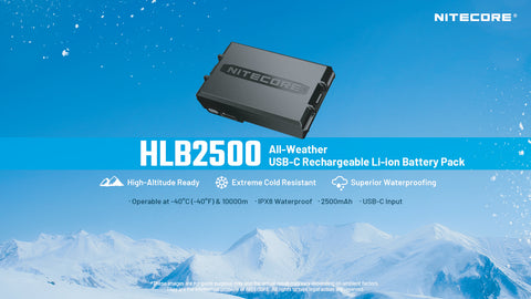 Nitecore HLB2500 All-Weather Battery Pack for HA29 UHE and HA27 UHE