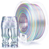 Ziro 3D Multicolor Stripes Silk PLA Filament, 1.75mm