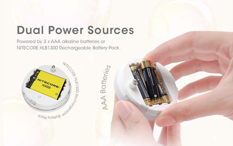 Nitecore Bubble Lightweight Camping Lantern (100 Lumens | 3xAAA or Li-Ion)