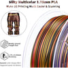 Ziro 3D Multicolor Stripes Silk PLA Filament, 1.75mm