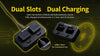Nitecore PLC500 USB-C Dual-Slot Charger for the PLB500 Battery