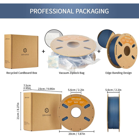 ERYONE High-Speed Matte PLA Filament - 1.75mm±0.03mm, 1kg