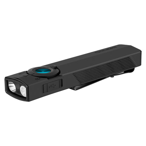 Olight ArkPro 1500 Lumen Rechargeable EDC Flashlight with UV Light & Green Laser
