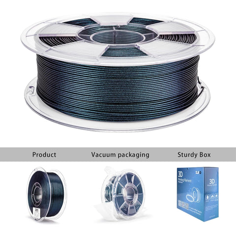Ziro 3D 'Chameleon' Color-Shifting Glitter PLA Filament, 1.75mm
