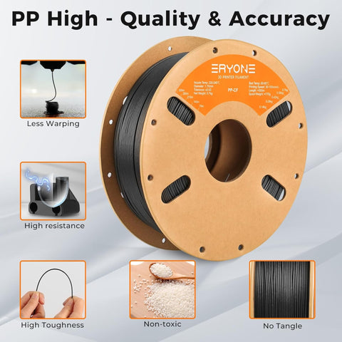 ERYONE CF-PP Carbon-Fiber Polypropelene Filament - 1.75mm±0.03mm, 700g