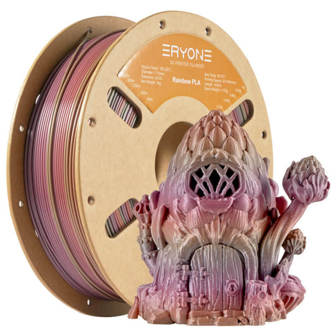 ERYONE Rainbow/Gradient PLA Filament - 1.75mm±0.03mm, 1kg