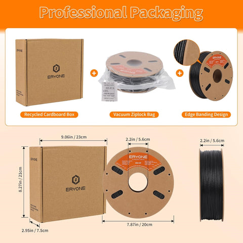 ERYONE GF-ASA Glass-Fiber ASA Filament - 1.75mm±0.03mm, 1kg