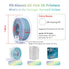 Ziro 3D Multicolor Stripes Matte PLA Filament, 1.75mm