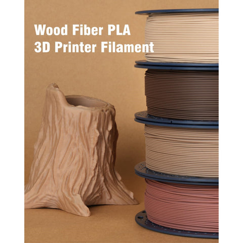 Sunlu Real Wood Fiber PLA Filament, 1.75mm, Dimensional Accuracy +/- 0.03mm