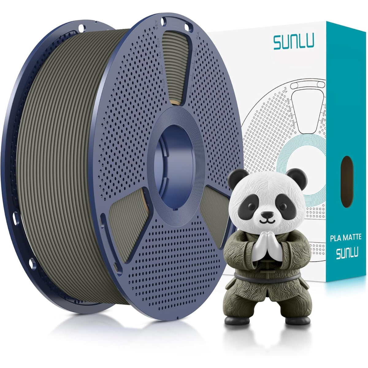 Sunlu Matte PLA 3D Printer Filament, 1.75mm