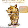Ziro 3D Multicolor Stripes Silk PLA Filament, 1.75mm