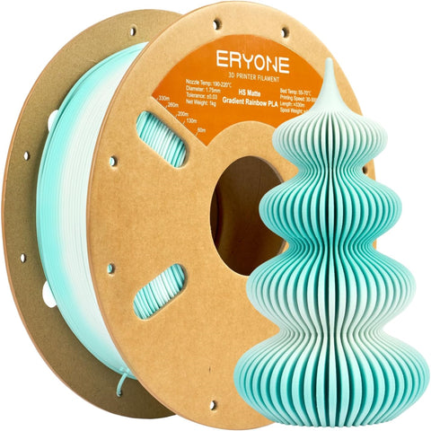 ERYONE High-Speed Gradient Matte PLA Filament - 1.75mm±0.03mm, 1kg