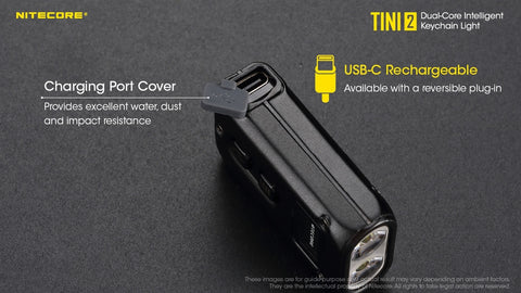Nitecore TINI 2 Keychain Light (500 Lumens | Rechargeable)