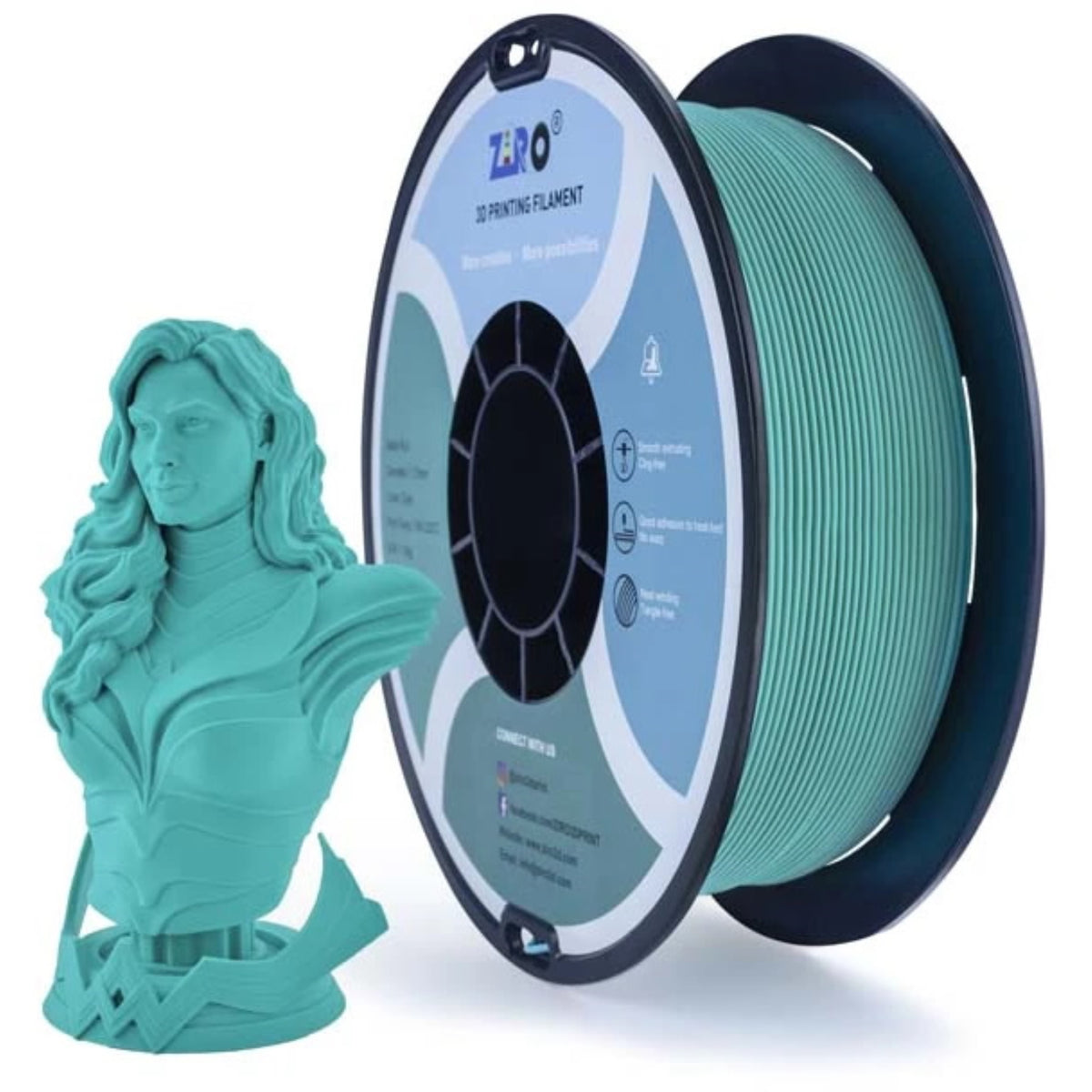 Ziro Matte PLA 1.75mm 3D Printer Filament