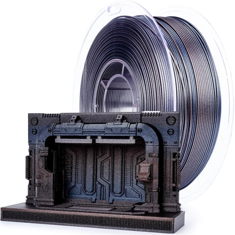 Ziro Rainbow/Gradient 'Diamond' Sparkle/Glitter PLA Filament, 1.75mm