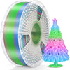 Sunlu Rainbow/Gradient Silk PLA-PLUS Filament 1.75mm 1kg, Dimensional Accuracy +/- 0.02mm