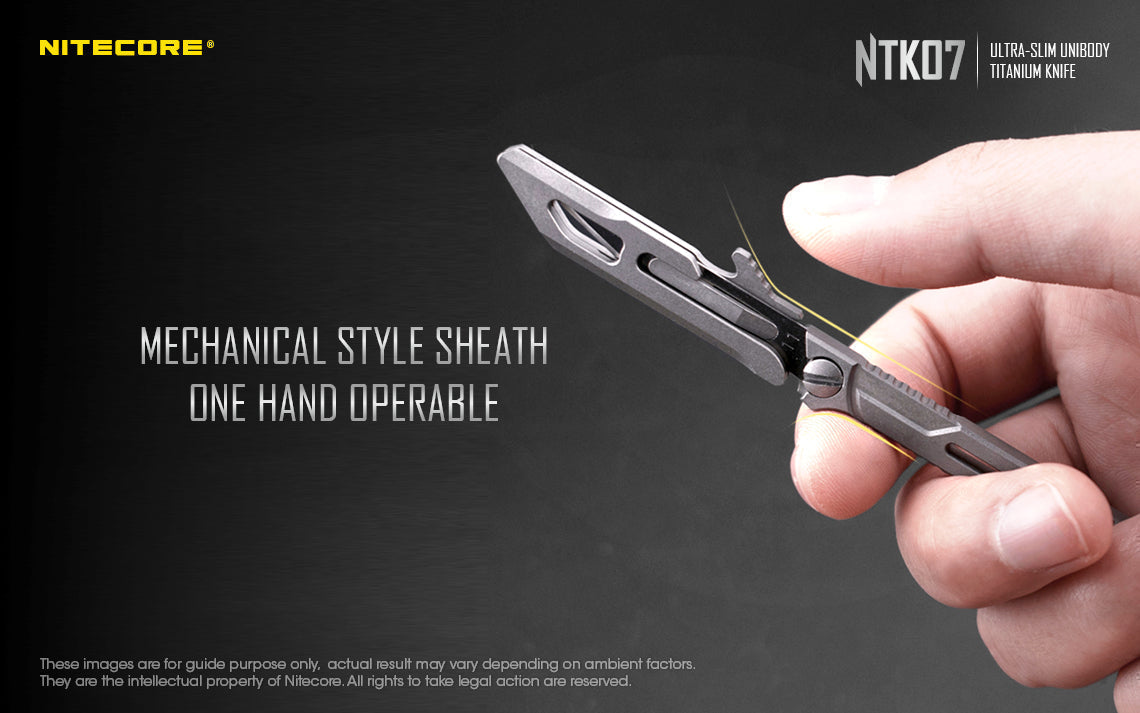 Accessories - Nitecore NTK07 Titanium Scalpel/Craft Knife