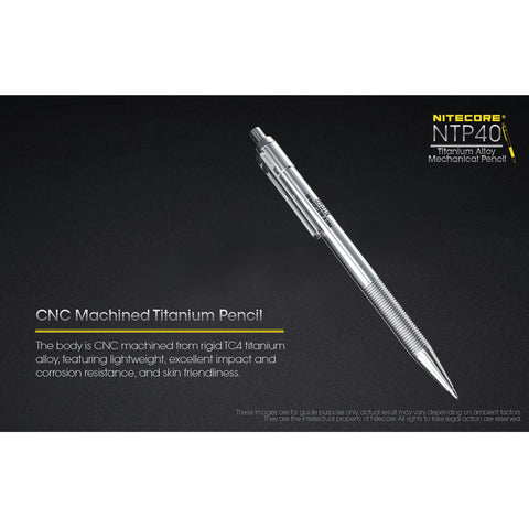 Accessories - Nitecore NTP40 Titanium Alloy Mechanical Pencil